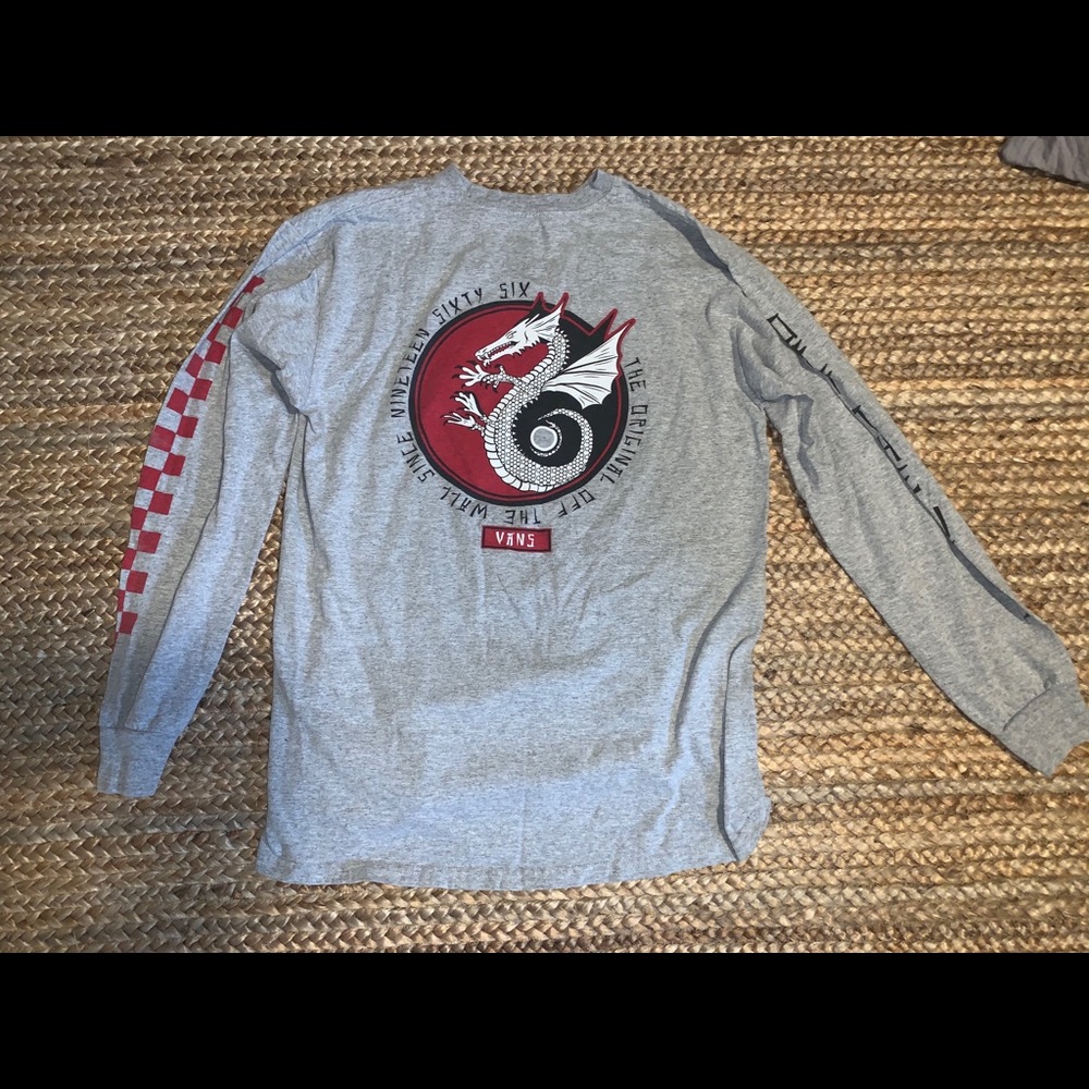 Vans long sleeve - gray